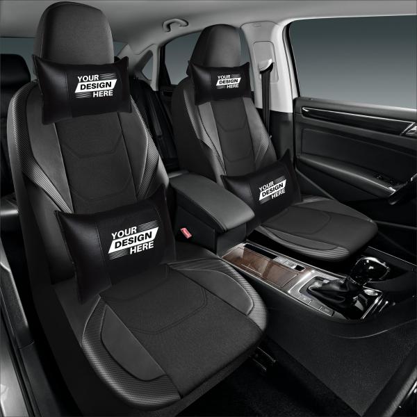 Nackenpolster Rückenpolster Personalisiert Bild Logo TEXT DTF auf Polster  Auto Nackenpolster Nackenstütze Rückenpolsterung